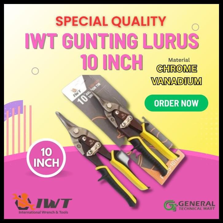 HOT DEAL IWT GUNTING BAJA RINGAN LURUS - AVIATION SNIPS HOLLOW SENG JAPAN 