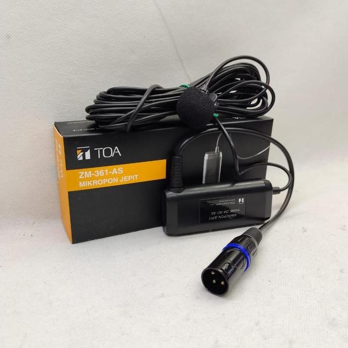 BARU MIC JEPIT IMAM TOA ZM361AS ORIGINAL CLIP ON MIC WIRELESS MURAH