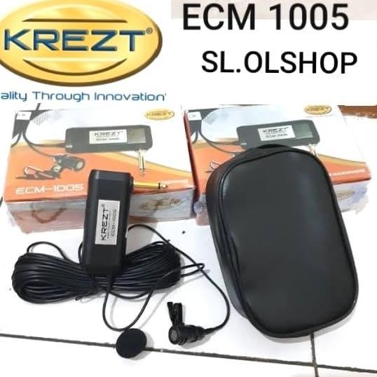 BARU MIC CLIP ON KREZT ECM-1005 JEPIT KANCING KABEL MIC IMAM MASJID