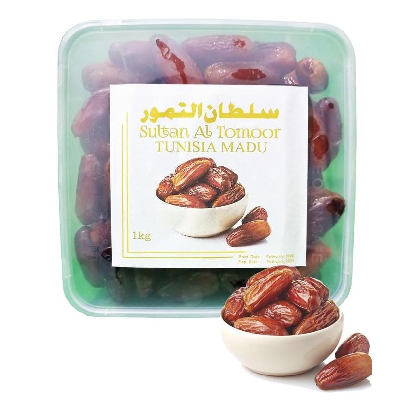

TERMURAH KURMA TUNISIA MADU NON TANGKAI 1KG | KURMA MANIS IMPORT MURAH