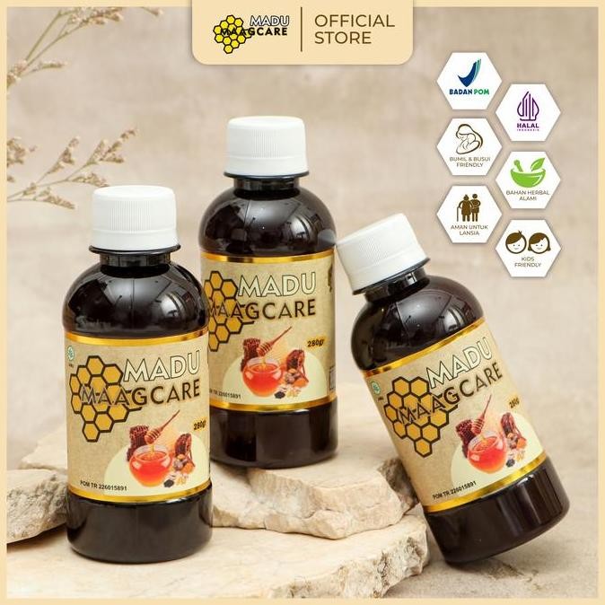 

TERMURAH PAKET 3 BOTOL MAAGCARE 280GR MADU HERBAL ATASI ASAM LAMBUNG & MAAG BPOM
