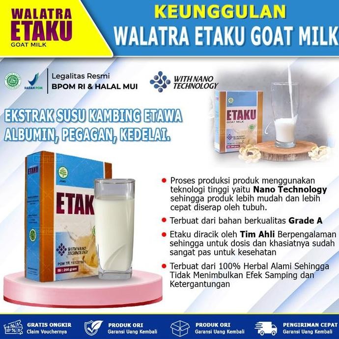 

TERMURAH KURMAQU + ETAKU HERBAL VERTIGO, MIGRAIN, PUSING & MUAL LENGKAP SUSU KAMBING