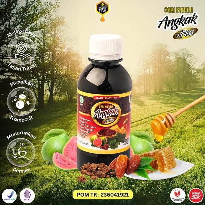

TERMURAH SARI MADU ANGKAK + PROPOLIS ORIGINAL | SARI KURMA TROMBOSIT & HB