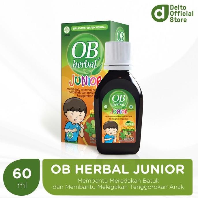 

TERMURAH OB HERBAL JUNIOR 60ML OBAT BATUK ANAK PLUS MADU MENIRAN BPOM AMAN