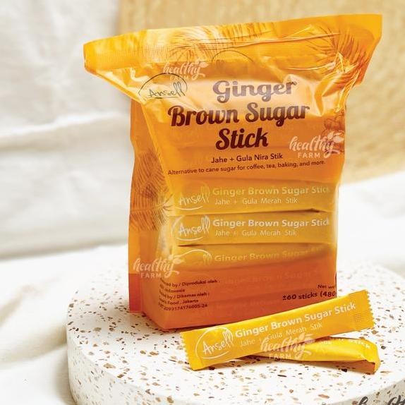 

Ansell Ginger Brown Sugar Sti Jahe Gula Merah Bubuk Stik 480G
