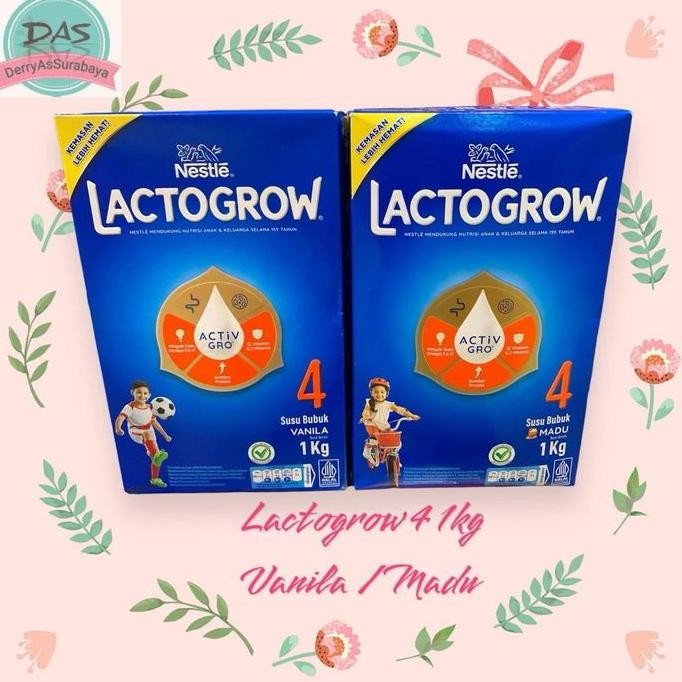

TERMURAH LACTOGROW 4 / 3+ PRO 1000GR SUSU BUBUK ANAK RASA VANILA MADU