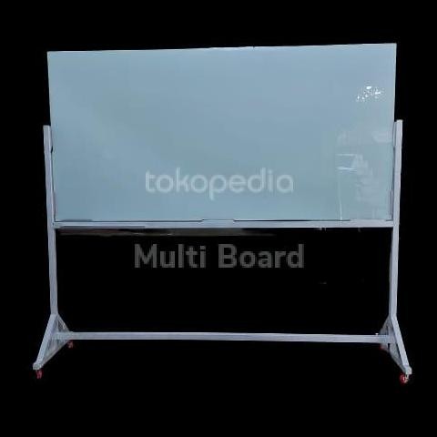 

Glassboard Standing Doubleface Magnetik 100 X 200 New Stok