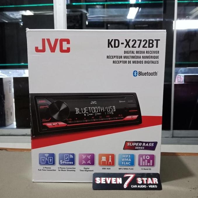 '' Single Din Jvc Kdx272Bt - Head Unit Jvc Kd-X272Bt Processor - Dsp ''