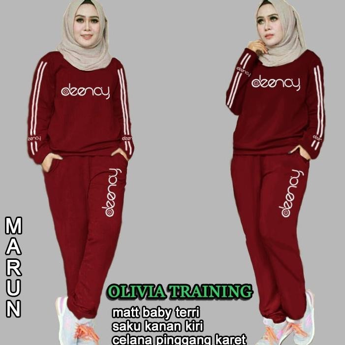 Ctn Baju Setelan Training Olivia Terlaris