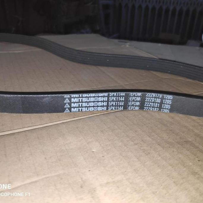 MITSUBOSHI FAN BELT 5PK1144 EPDM TALI KIPAS FANBELT 5PK 1144 JAZZ