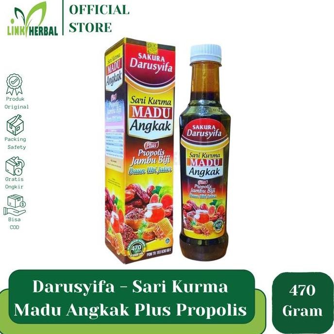 

TERMURAH SARI KURMA ANGKAK MADU DARUSYIFA 470GR MADU HERBAL ASLI UNTUK IMUNITAS