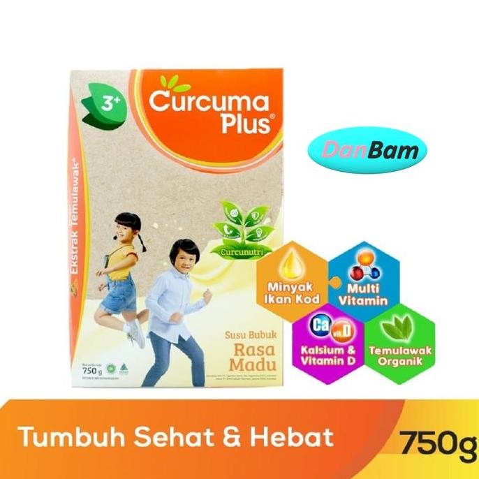 

TERMURAH CURCUMA PLUS SUSU BUBUK TEMULAWAK & MADU 750GR NUTRISI ANAK LENGKAP