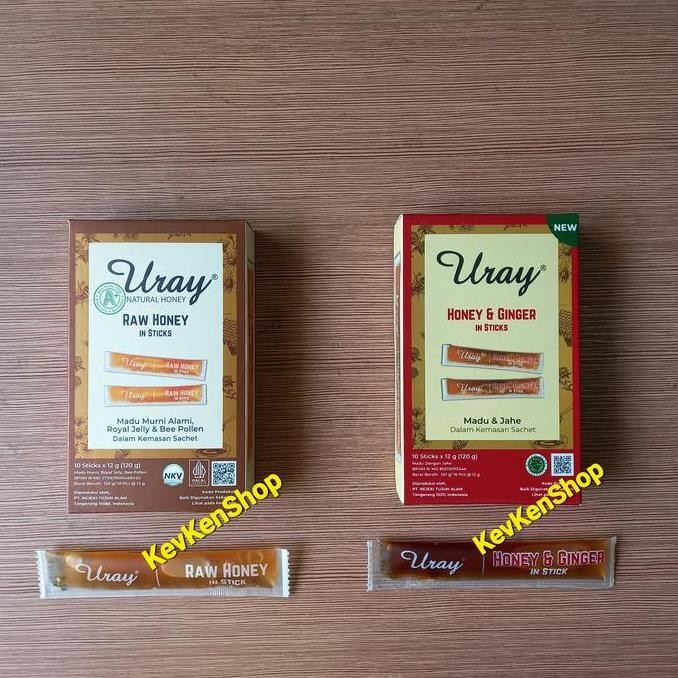 

TERMURAH MADU URAY STICK SACHET 10PCS | RAW HONEY / GINGER JAHE ISI 1 KOTAK