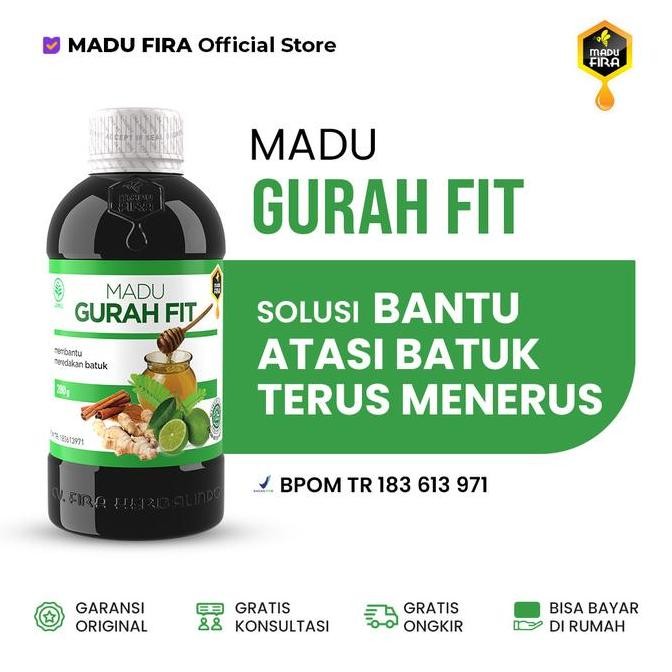 

TERMURAH MADU GURAHFIT BPOM - PEREDA BATUK KERING 1 BOTOL ORIGINAL