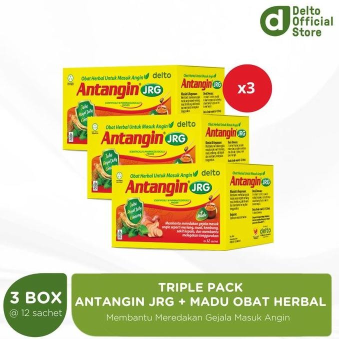 

TERMURAH TRIPLE PACK ANTANGIN JRG + MADU SIRUP HERBAL 12S OBAT MASUK ANGIN HERBAL