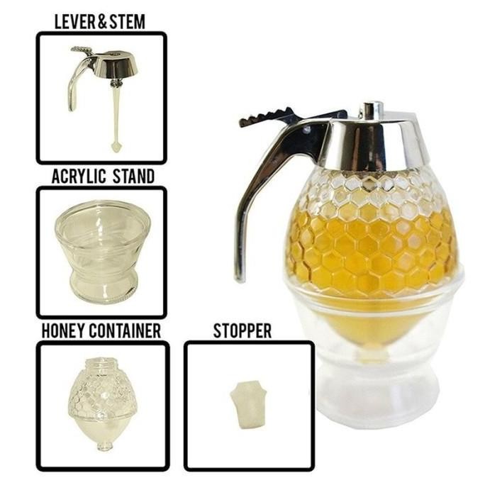 

TERMURAH BOTOL DISPENSER MADU JEPANG ANTI TUMPAH | WADAH SIRUP & MADU KEKINIAN