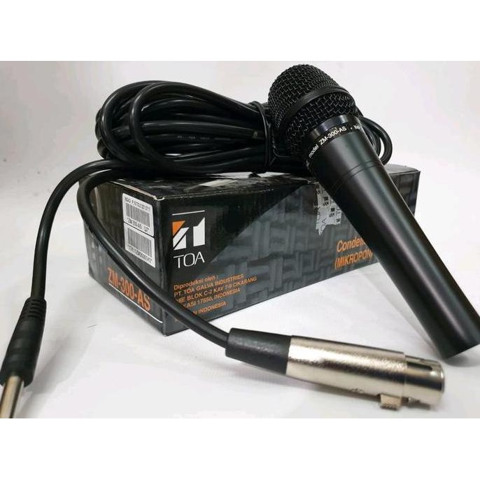 BARU MIC KABEL CONDENSER TOA ZM-300 ORIGINAL MIC TOA UNTUK PIDATO / MASJID