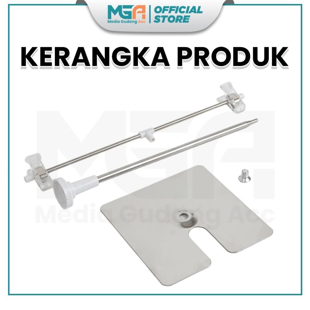 t-56 TT60 Tripod Banner T Meja / Stand Banner Display Meja / Standing Poster Jepit Hemat Premium