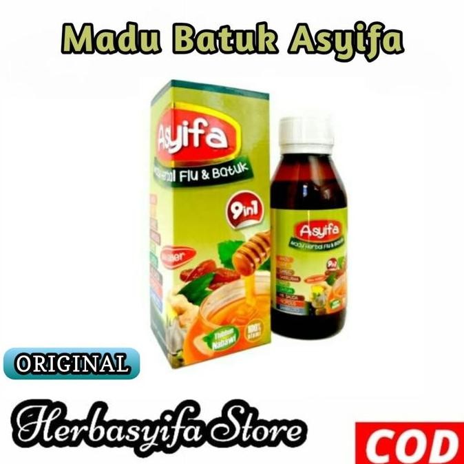 

TERMURAH MADU BATUK ASYIFA 9 IN 1 OBAT BATUK FLU DEMAM ALAMI HERBAL