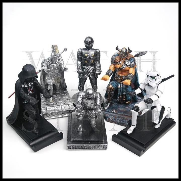 

Terlaris Pen Holder Knight Roman Trooper Dark Lord Figurine Desk Organizer Best Seller