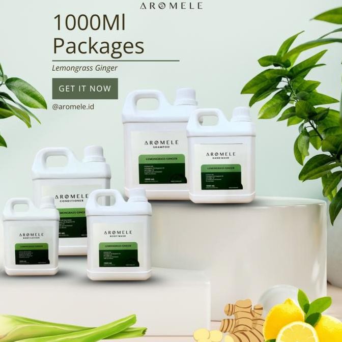 

[AROMELE] Lemongrass Ginger - All Varian 1L Packaged