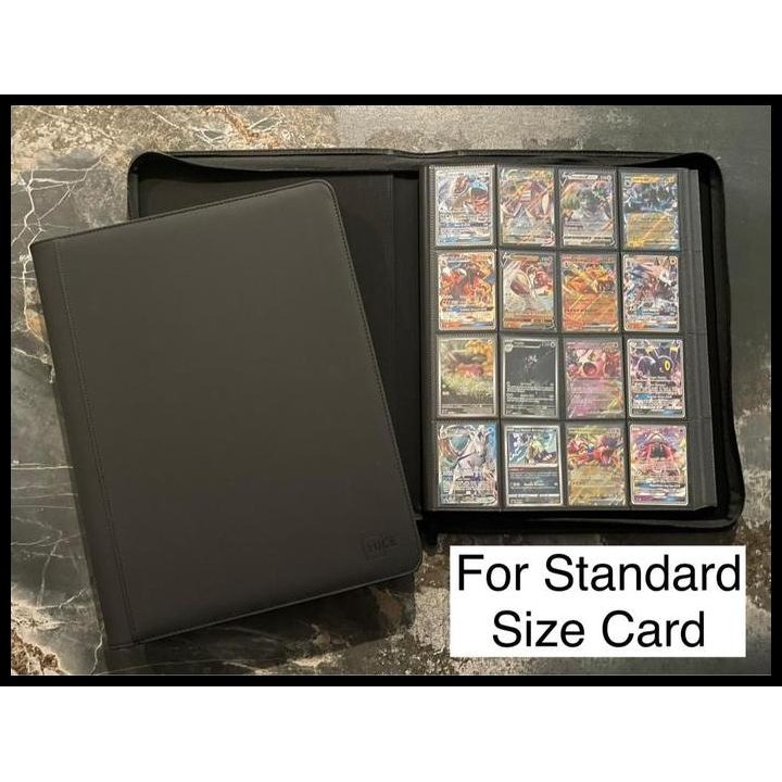

Terlaris HICE Premium Zip Album Card Binder 16 Pocket Binder Kartu Pokemon Magic One Piece Flesh and Blood Best Seller