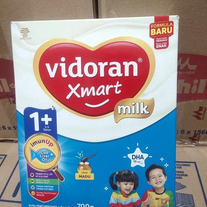 

TERMURAH SUSU VIDORAN XMART 1+ 700GR MADU VANILA - DENGAN MINYAK IKAN COD UNTUK ANAK