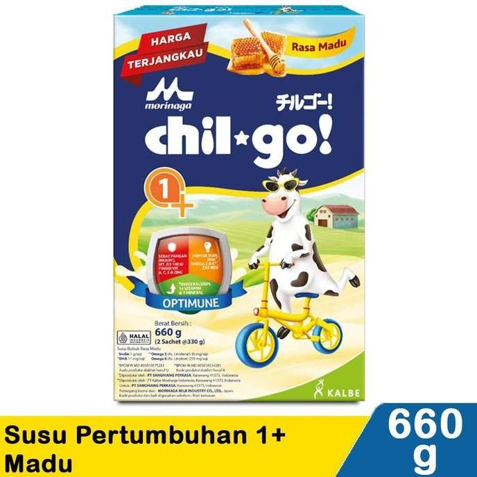 

TERMURAH MORINAGA CHILGO 1+ 700GR MADU / VANILLA | SUSU FORMULA ANAK 1 TAHUN+
