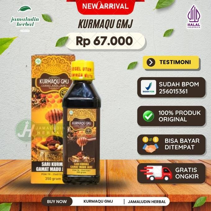 

TERMURAH SARI KURMA + MADU KURMAQU / KURMAKU | MADU & KURMA ASLI MURNI