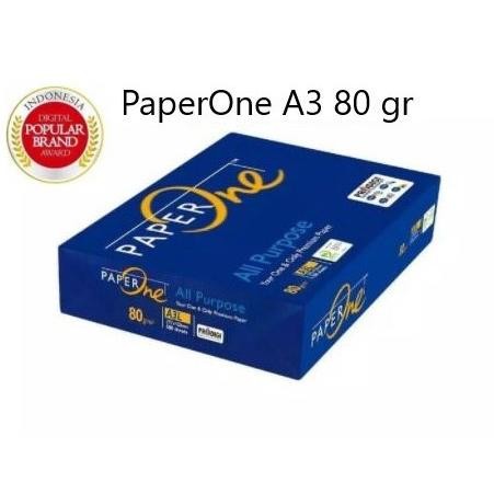 

PAPERONE A3 80 GR - Kertas Fotocopy Print HVS A3 80 gr PaperOne
