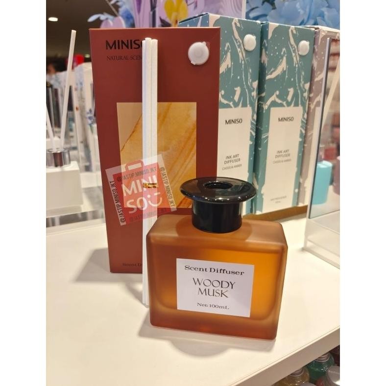 MINISO Pengharum ruangan Scent Diffuser WOODY & MUSK (100ml) MURAH