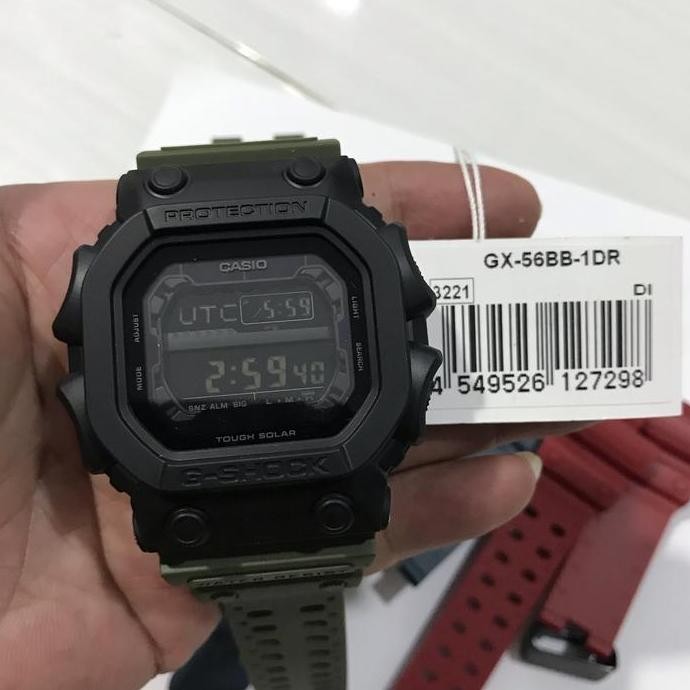 Ori - Strap G-Shock Gx56Bb - Tali Jam Tangan G-Shock Original Model Sport