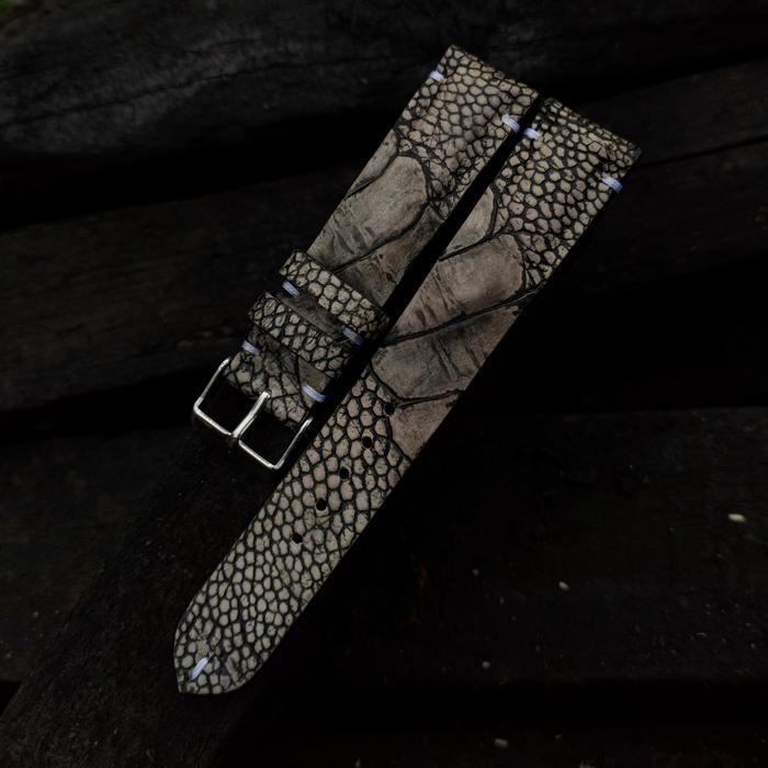 Strap Jam Tangan Kulit Burung Unta Ostrich