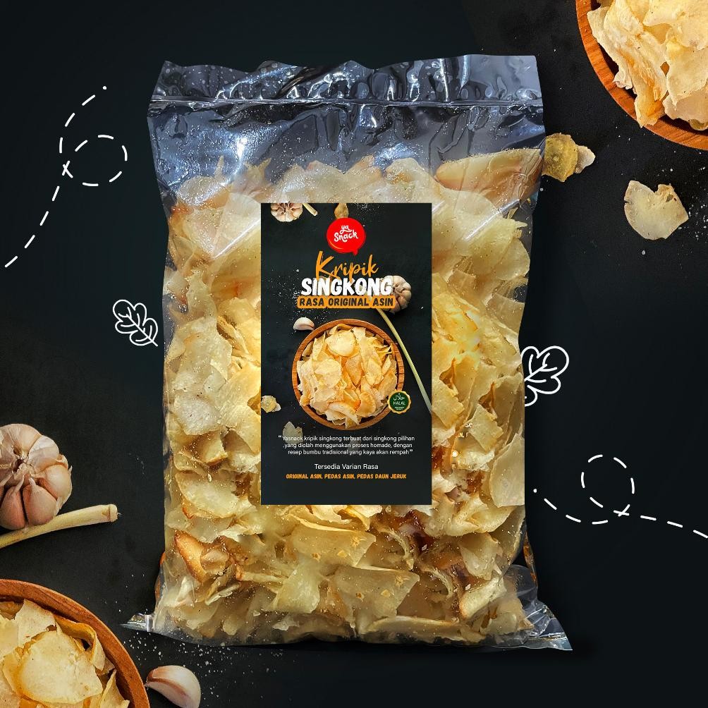 

Yasnack Keripik Singkong Original Gurih/Kripset/500Gr