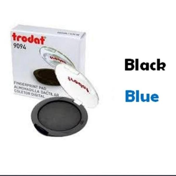 

TERBARU TINTA CAP SIDIK JARI TRODAT PAD 9094 - HITAM & BIRU STAMP PAD