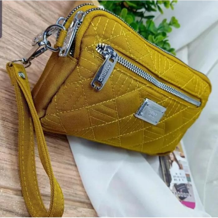 Tas Selempang Dompet Wanita Chibao Import 993-22 Dua Fungsi Kanvas