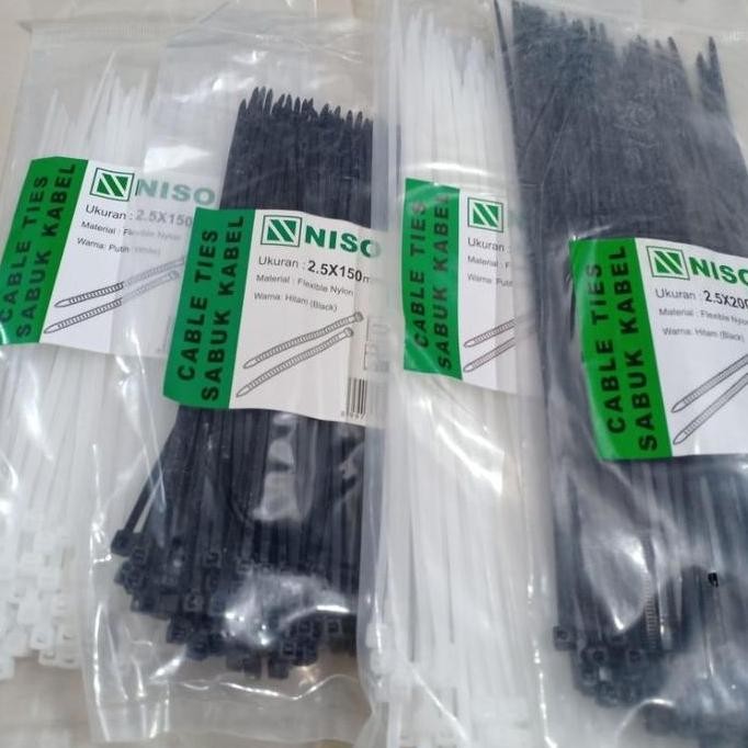 

Kabel Ties, 1Pack Isi 100Pcs