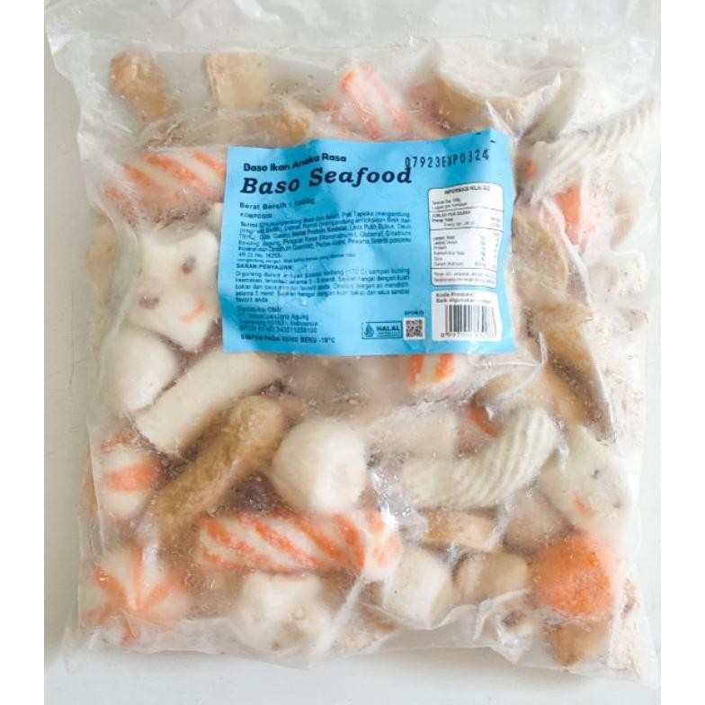 

Bakso Seafood 1 Kg / Mix Seafood / Baso Seafood Curah