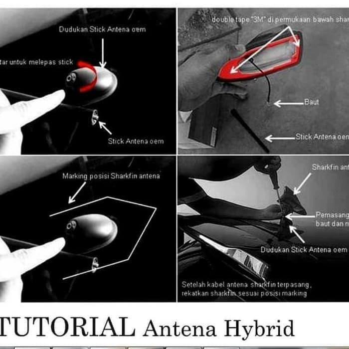 Apg Antena Hybrid Sirip Hiu Mobil Toyota Calya