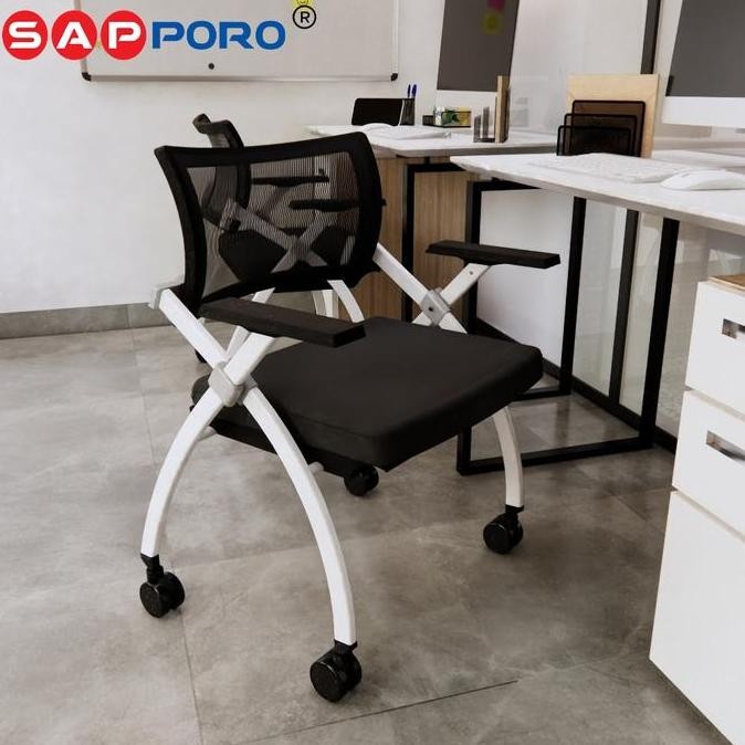 SAPPORO VEE - Kursi kantor | Kursi Jaring | Office Chair Besi Plastik