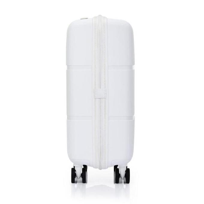 Samsonite INTERLACE Spinner 20 Inch Koper  Ultra ringan Cabin Hardcase V2 Expand - White