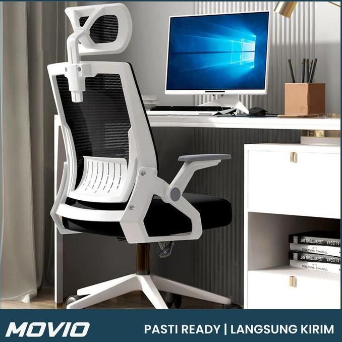 MOVIO Office Chair - Kursi Kantor Kerja Kursi Ergonomis / Kursi Gaming