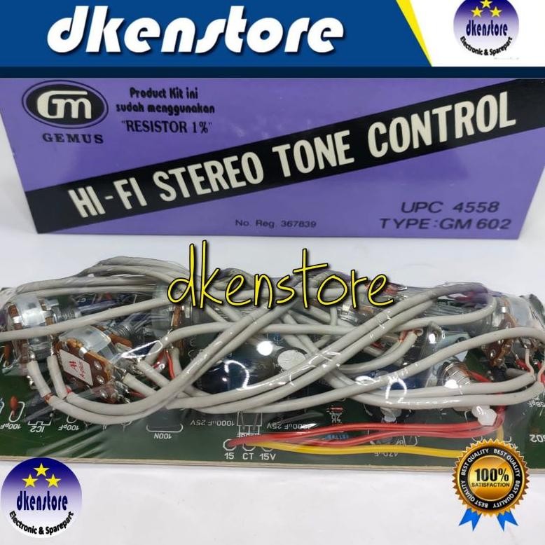Kit Tone Control Stereo Hifi GM602 DiM