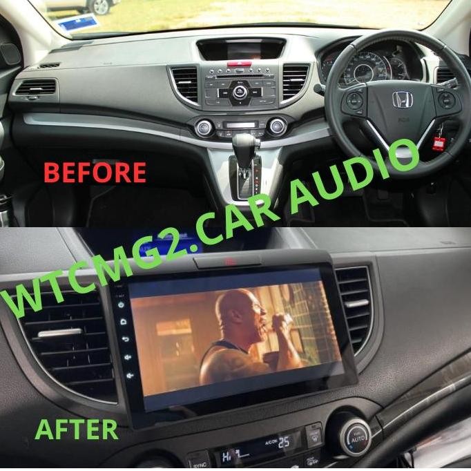 Frame Head Unit Android 9 Inch Crv Gen 4 + Canbus 2012 -2017