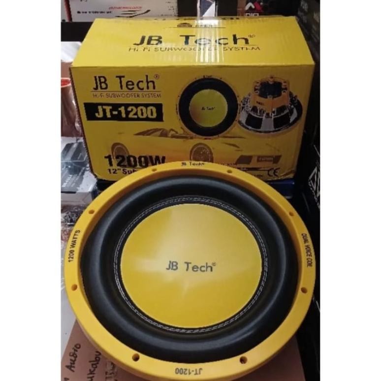 Speaker SUBwoofer 12inch JB-TECH JT-1200 Max 1200Watt Doble Coils DiM