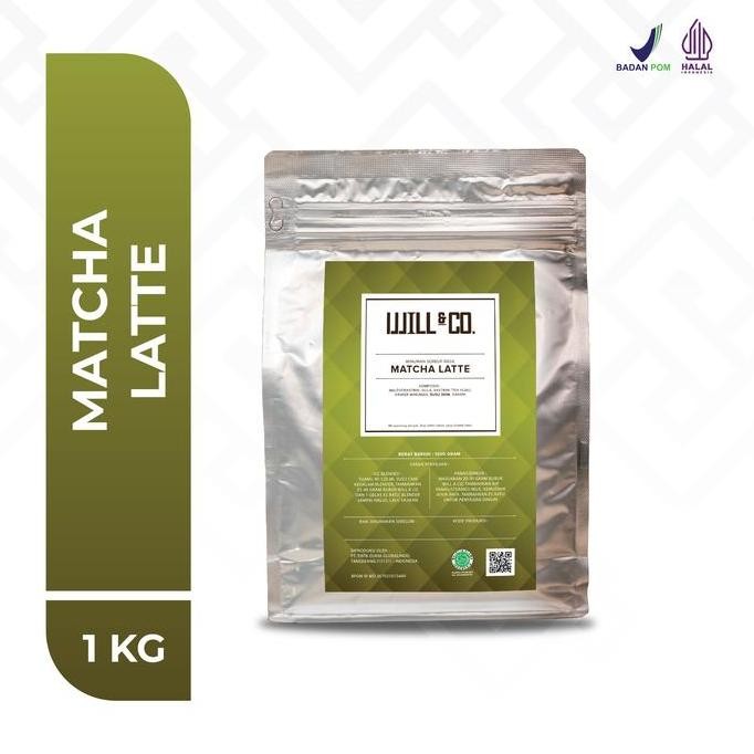 

Terlaris Bubuk Minuman Matcha Latte Premium Will&Co Powder 1Kg Ready Stok