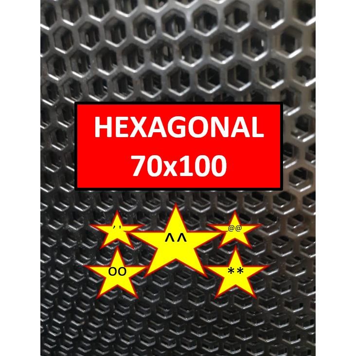Plat Ram Speaker - 70x100 - Hexagonal - Ram Grill Box Sound - Grill Speaker DiM