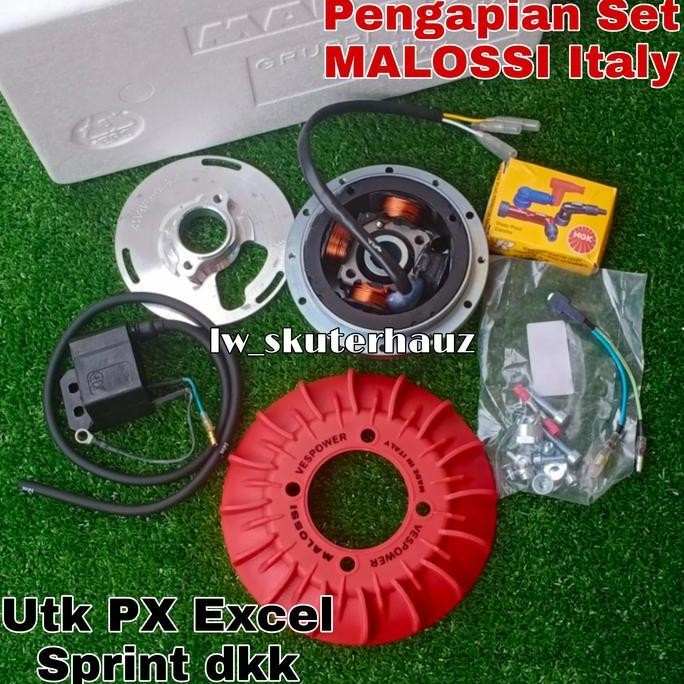 // Pengapian Set Malossi Vespower Untuk Largeframe Vespa Px Excel Sprint //