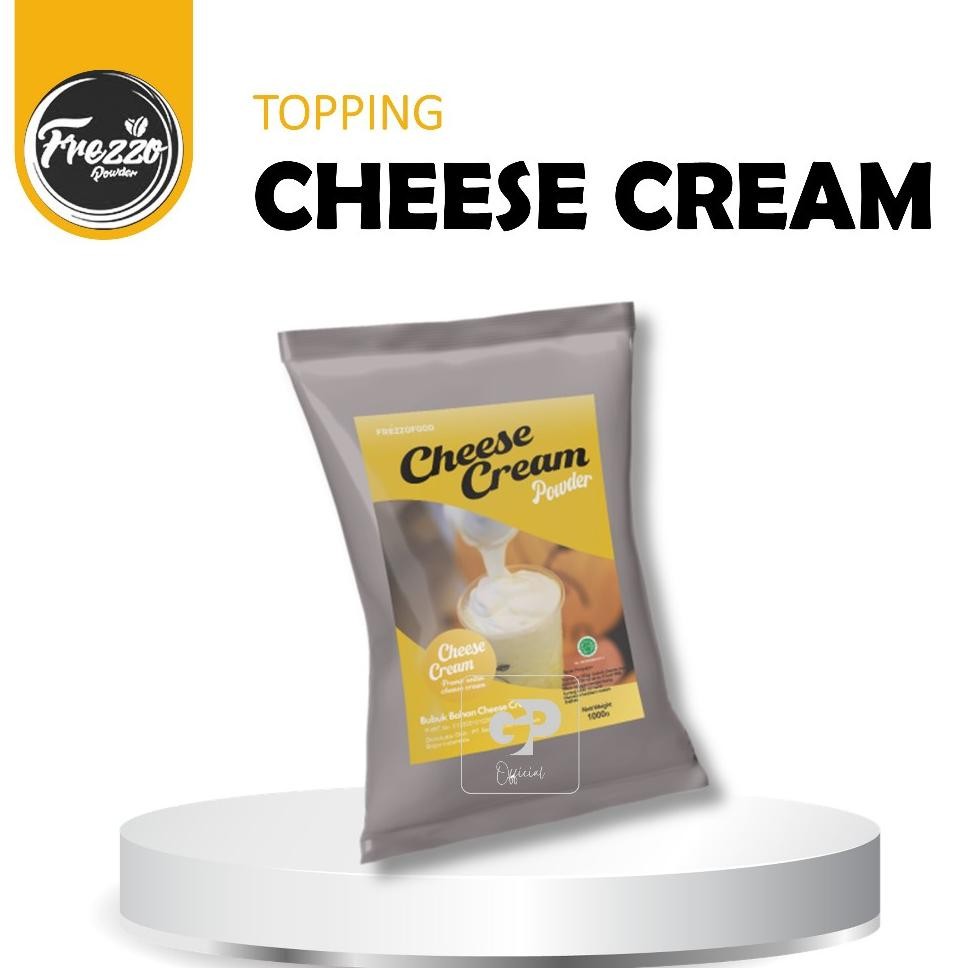 

Cheese Cream 1Kg Topping Bubuk Cream Cheese Rasa Keju Frezzo Grosir Powder