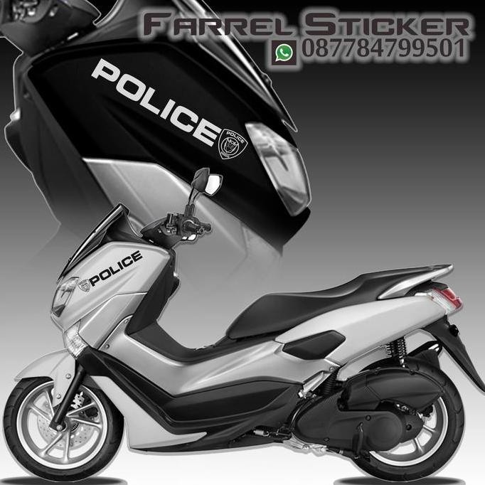 Stiker Police Yamaha Nmax Variasi Striping Termurah